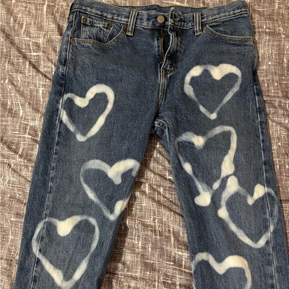 🤍 Custom Levi Jeans - Picture 2 of 15